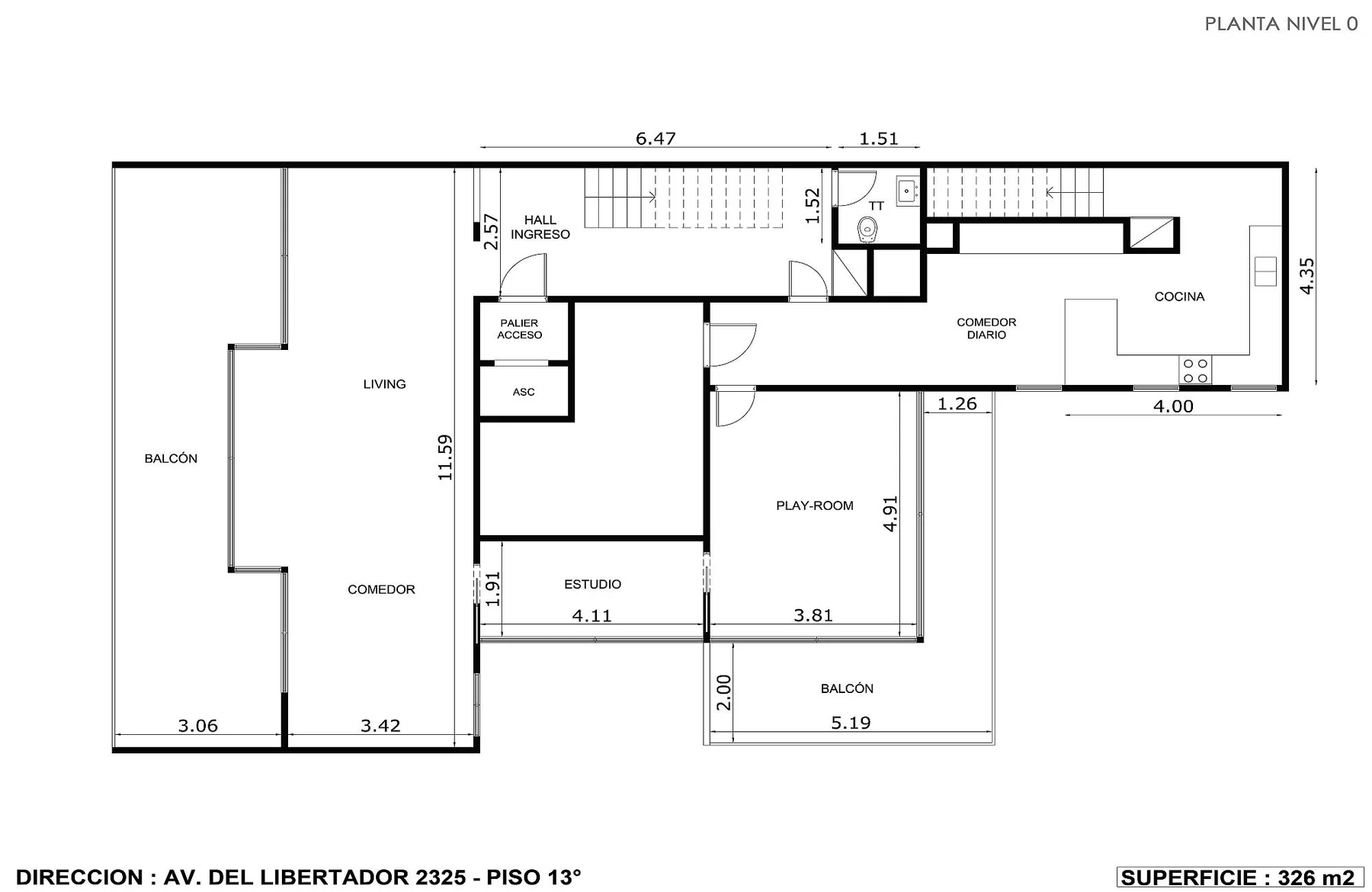 Mario Roberto Álvarez Triplex for Sale in Palermo Chico — authorized listing photo 4